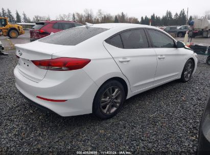 Lot #3035094480 2018 HYUNDAI ELANTRA SEL