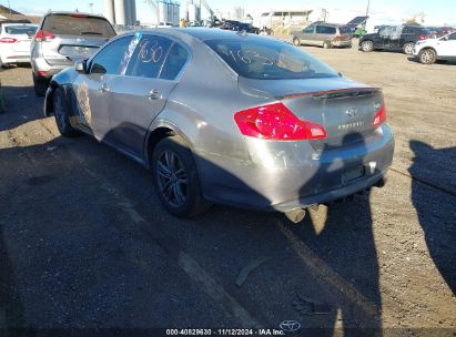 Lot #2995294291 2011 INFINITI G37X