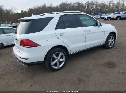 Lot #3056069384 2016 MERCEDES-BENZ GLE 350 4MATIC