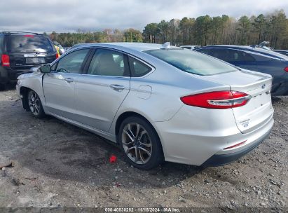 Lot #3035072796 2019 FORD FUSION SEL