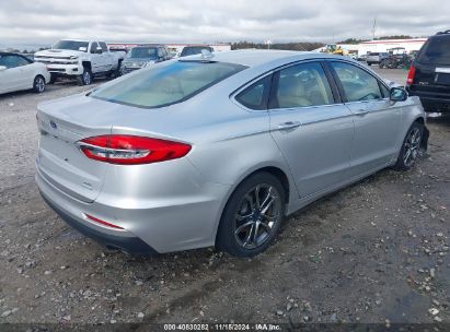 Lot #3035072796 2019 FORD FUSION SEL