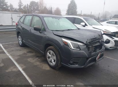 Lot #3031250649 2022 SUBARU FORESTER