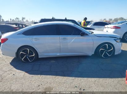 Lot #2995301167 2022 HONDA ACCORD SPORT SPECIAL EDITION