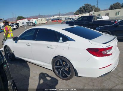 Lot #2995301167 2022 HONDA ACCORD SPORT SPECIAL EDITION