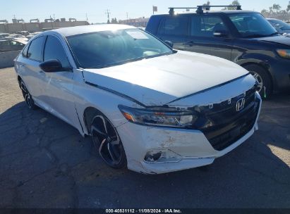 Lot #2995301167 2022 HONDA ACCORD SPORT SPECIAL EDITION