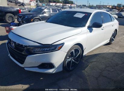 Lot #2995301167 2022 HONDA ACCORD SPORT SPECIAL EDITION