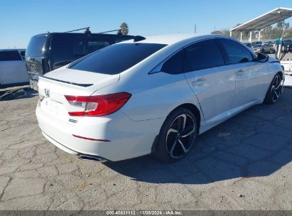 Lot #2995301167 2022 HONDA ACCORD SPORT SPECIAL EDITION