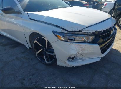 Lot #2995301167 2022 HONDA ACCORD SPORT SPECIAL EDITION