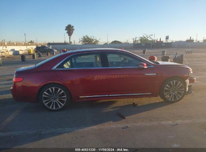 Lot #2992832058 2018 LINCOLN CONTINENTAL SELECT