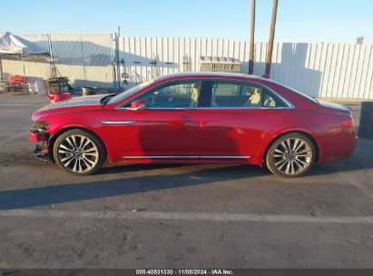 Lot #2992832058 2018 LINCOLN CONTINENTAL SELECT