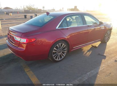 Lot #2992832058 2018 LINCOLN CONTINENTAL SELECT