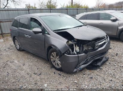 Lot #3034472695 2017 HONDA ODYSSEY EX-L