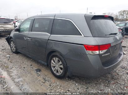 Lot #3034472695 2017 HONDA ODYSSEY EX-L