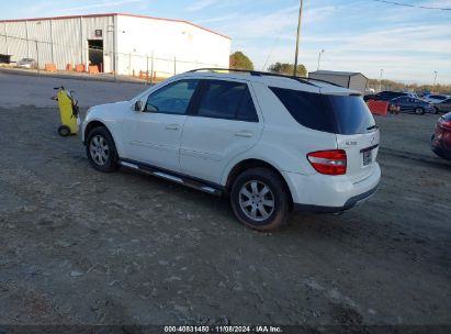 Lot #3004094501 2007 MERCEDES-BENZ ML 350 4MATIC