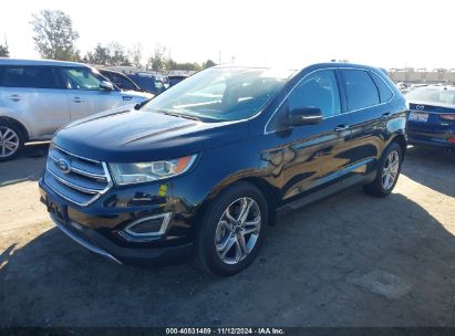 Lot #2995301138 2018 FORD EDGE TITANIUM