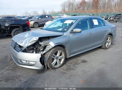 Lot #3007846204 2013 VOLKSWAGEN PASSAT 2.0L TDI SE