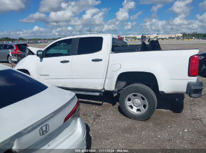 Lot #3035072764 2021 CHEVROLET COLORADO 2WD  SHORT BOX WT