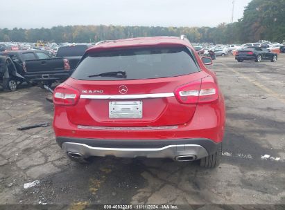 Lot #3056069326 2018 MERCEDES-BENZ GLA 250