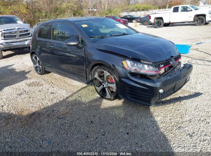 Lot #3042569906 2015 VOLKSWAGEN GOLF GTI 2.0T S 2-DOOR