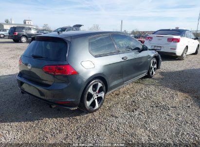 Lot #3042569906 2015 VOLKSWAGEN GOLF GTI 2.0T S 2-DOOR