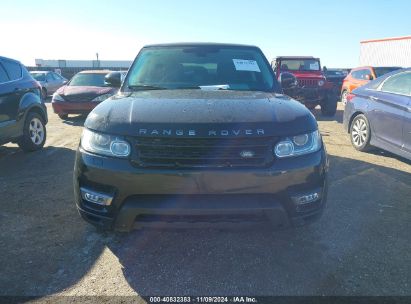 Lot #2997780760 2014 LAND ROVER RANGE ROVER SPORT 3.0L V6 SUPERCHARGED HSE