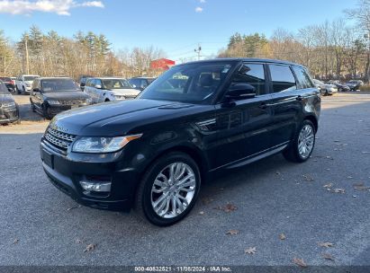 Lot #3056069325 2014 LAND ROVER RANGE ROVER SPORT 5.0L V8 SUPERCHARGED