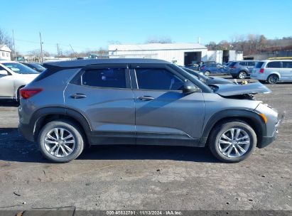 Lot #2992834951 2021 CHEVROLET TRAILBLAZER AWD LS