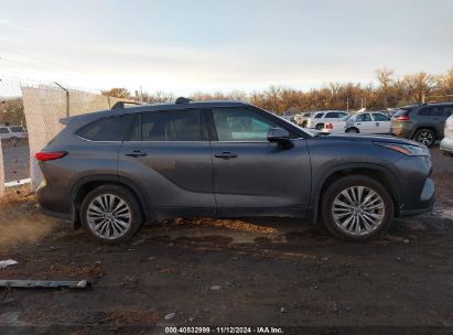 Lot #3035089307 2022 TOYOTA HIGHLANDER PLATINUM