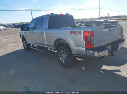 Lot #2990352592 2021 FORD F-250 LARIAT