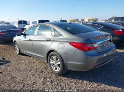 Lot #3032780903 2013 HYUNDAI SONATA GLS