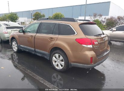 Lot #2992832043 2011 SUBARU OUTBACK 2.5I PREMIUM