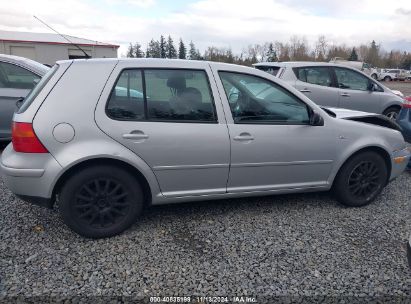 Lot #2995301105 2003 VOLKSWAGEN GOLF GLS 2.0L