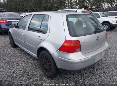 Lot #2995301105 2003 VOLKSWAGEN GOLF GLS 2.0L