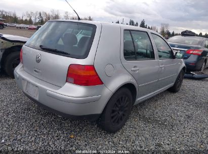 Lot #2995301105 2003 VOLKSWAGEN GOLF GLS 2.0L