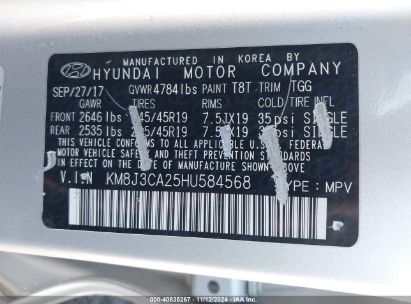 Lot #2992821896 2017 HYUNDAI TUCSON SPORT