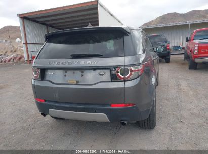 Lot #2989127204 2016 LAND ROVER DISCOVERY SPORT HSE