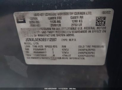 Lot #3035095745 2014 CHEVROLET EQUINOX LS