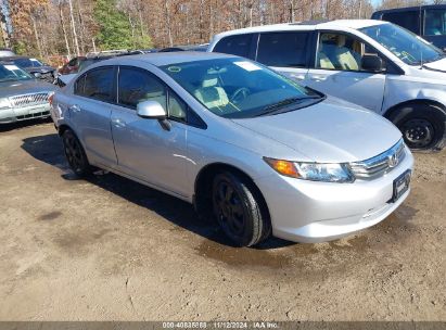 Lot #3035072524 2012 HONDA CIVIC LX