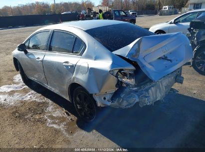 Lot #3035072524 2012 HONDA CIVIC LX