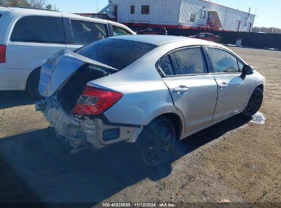 Lot #3035072524 2012 HONDA CIVIC LX