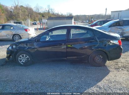 Lot #2995293857 2014 HYUNDAI ACCENT GLS