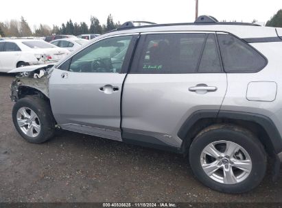 Lot #2995301090 2021 TOYOTA RAV4 HYBRID XLE