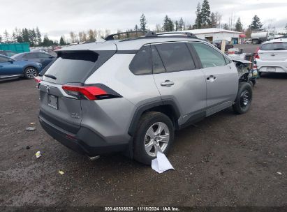 Lot #2995301090 2021 TOYOTA RAV4 HYBRID XLE