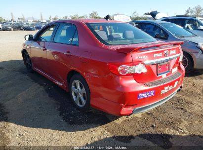 Lot #2992832031 2012 TOYOTA COROLLA S