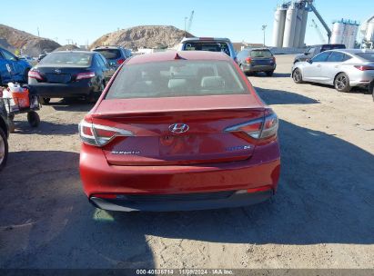 Lot #2995293842 2016 HYUNDAI SONATA HYBRID SE