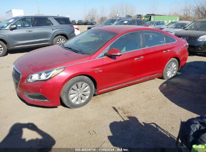 Lot #2995293842 2016 HYUNDAI SONATA HYBRID SE