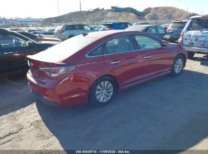 Lot #2995293842 2016 HYUNDAI SONATA HYBRID SE