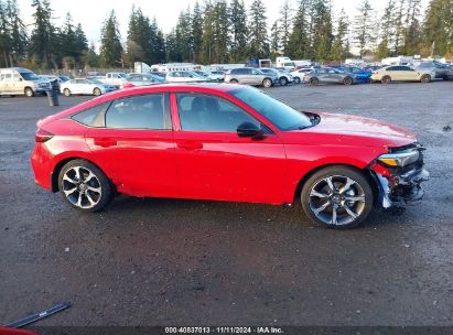 Lot #2995301076 2025 HONDA CIVIC  HYBRID SPORT TOURING