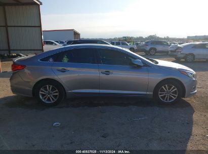 Lot #3053062803 2016 HYUNDAI SONATA SE