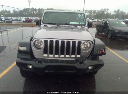 Lot #3049471026 2020 JEEP WRANGLER UNLIMITED SPORT S 4X4